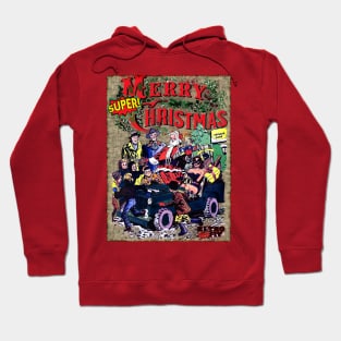 Merry Christmas Retro Style Hoodie